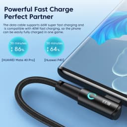 Toocki 100W USB Type C Cable 90 Degree Elbow 60/100W Type C To USB C Fast Charging Cable For Huawei Xiaomi Samsung USB C Cable