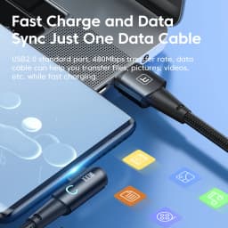 Toocki 100W USB Type C Cable 90 Degree Elbow 60/100W Type C To USB C Fast Charging Cable For Huawei Xiaomi Samsung USB C Cable