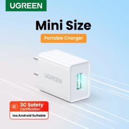 【US Plug】UGREEN 5V 1A USB Charger for iPhone 16 15 14 Pro Max Fast Wall Charger for Samsung S24 Xiaomi Mobile Phone Charger