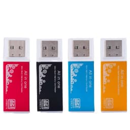 4In1 TF Micro SD M2 MS Memory Card Reader High Speed USB2.0 MMC Adapter Plug For Laptop Computer Desktop Pc Vehicle Speaker