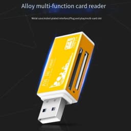 4In1 TF Micro SD M2 MS Memory Card Reader High Speed USB2.0 MMC Adapter Plug For Laptop Computer Desktop Pc Vehicle Speaker