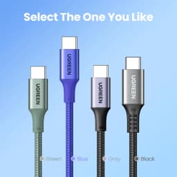 UGREEN USB-C Cable PD3.0 100W Type C to Type C Fast Charging Cable for MacBook Samsung S26/25 iPhone 18/17/16 Type C Cord QC4.0