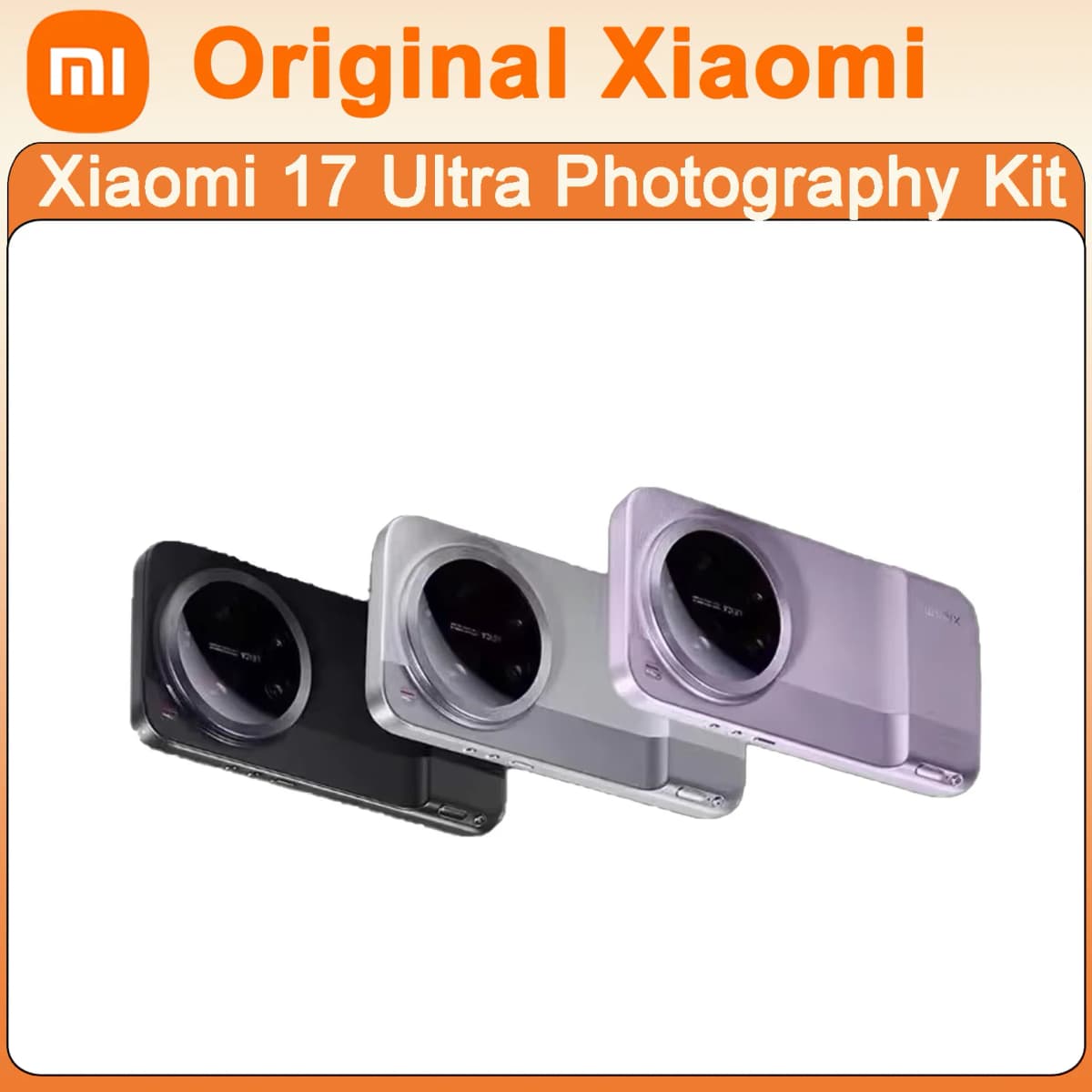 Original Xiaomi 17 Ultra Photography Kit Lightweight Magnetic Hand Grip IP54 Splash‑proof Ideal for Outdoor Street Vlogging