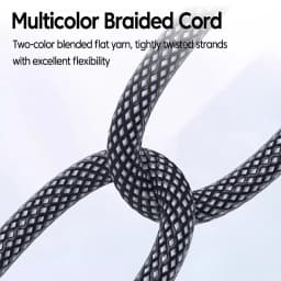 100W 6A Right-angle Braided Fast Charging Data Cable Braided Cord USB To Type-C for IPhone Samsung Xiaomi Phone Laptop 1/1.5/2m