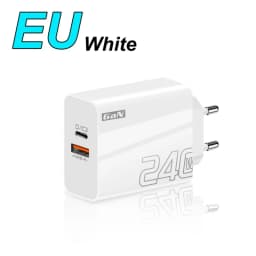 240W GaN Charger Dual Port USB A Type C PD Fast Charging Adapter QC3.0 Wall Charger for iPhone Samsung Laptop Travel Adapter