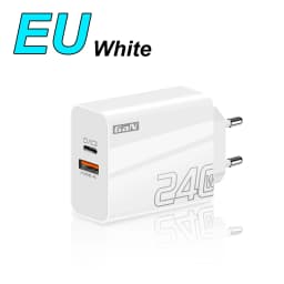 240W GaN Charger Dual Port USB A Type C PD Fast Charging Adapter QC3.0 Wall Charger for iPhone Samsung Laptop Travel Adapter