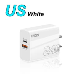 240W GaN Charger Dual Port USB A Type C PD Fast Charging Adapter QC3.0 Wall Charger for iPhone Samsung Laptop Travel Adapter