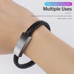 Portable Bracelet Fast Charging Cable Suitable for iPhone 11 12 13 14 Pro Max Samsung Huawei Xiaomi USB Micro Type-C Data Line