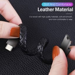 Portable Bracelet Fast Charging Cable Suitable for iPhone 11 12 13 14 Pro Max Samsung Huawei Xiaomi USB Micro Type-C Data Line
