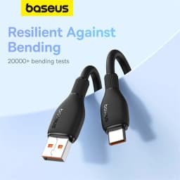 Baseus Fast USB A To Type C Cable Fast Charging Data Cord Wire For Xiaomi Samsung USB C to USB C Cable For Huawei
