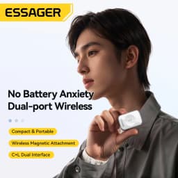 Essager Magnetic Wireless Watch Charger For iWatch S2-S11 Series SE Series Ultra Series 5W Portable Type-C/Lighting WatchCharger