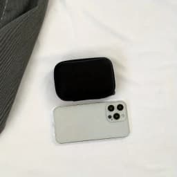 Stylish Eva Headphone Data Cable Storage Hard Drive Bag Simple Portable Charger Headphone Zipper Box