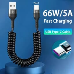 1PCS/3PCS USB to type c charging cable 5A Suitable for Xiaomi Redmi,Huawei, OPPO, vivo Realme mobile phone charger accessories