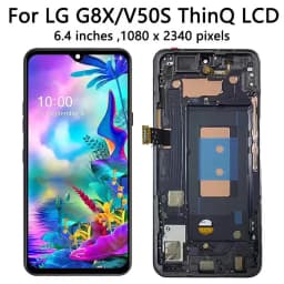 LM-V510N LMG850EMW Premium LCD For LG G8X ThinQ LCD Display Touch Screen Digitizer For LG V50S ThinQ 5G LCD With Frame