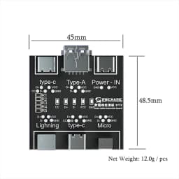 DT3 Data Cable Detection Board Type-C Micro USB C Cable Tester Short Circuit On Off Switching Diagnose Tool for iOS Android