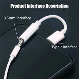 USB Type C To 3.5 Jack Earphone Adapter USB-C 3 5mm Audio Cable Converter For IPhone 15 15 Pro MAX Samsung Galaxy Huawei Xiaomi