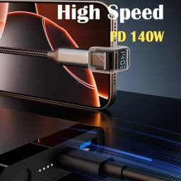 U Shape USB C To USB C Digital Display Adapter 140W Fast Charging Type C Male To C Female Extension Adapter 40Gbps Data Transfer