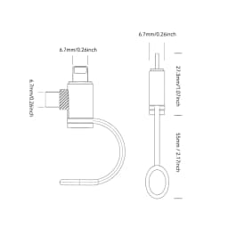 Essager 2-in-1 Lightning/Micro USB Adapter Fast Charging USB Type C Female Connector for iPhone 17/16/15/14/13 iPad Converter