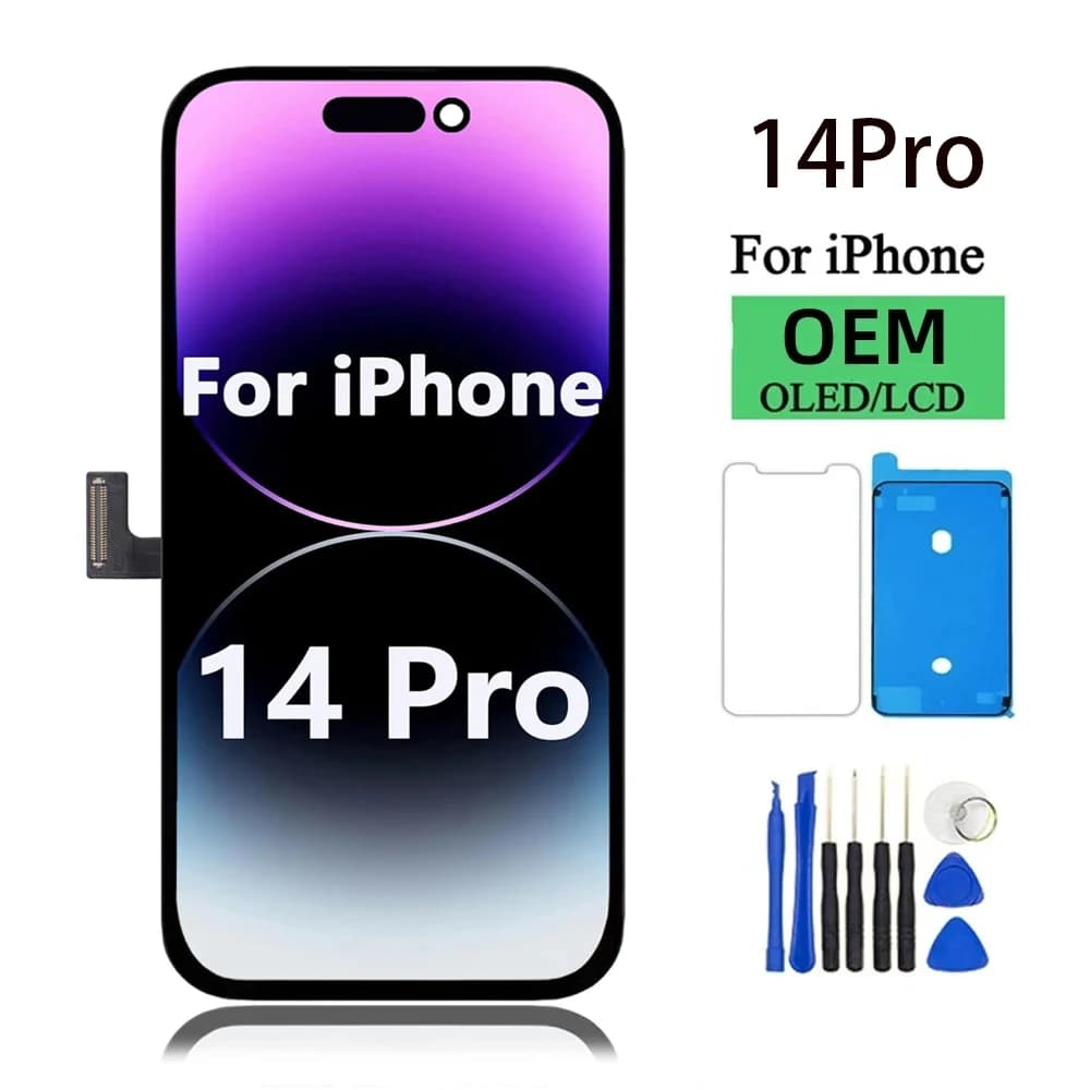 OLED Pantalla For IPhone 14 Pro LCD Display Touch Digitizer Assembly With 3D Touch For IPhone 14 Pro LCD Screen Replacement