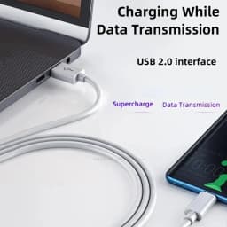 0.25M/0.5M Short USB-A Type C Micro Data Cables Fast Charging Charger for Samsung Huawei Android Mobile Phone Power Bank Cord