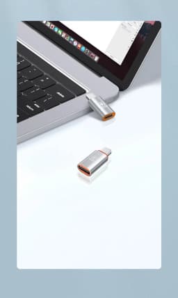 OTG Adapter for iOS Lightning Male to Type C Female Connector 20W Fast PD Charging Adaptor