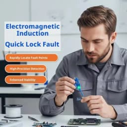 Type-C Powered High Precision Mainboard Coil Testing Tool Fast Inductance Fault Detection Diagnosis Mini Inductor Tester