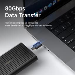 Hagibis USB C Adapter USB A to USB C Male to Male Converter Charging Connector for IPhone17 Pro Laptop SSD Power Bank Earphone
