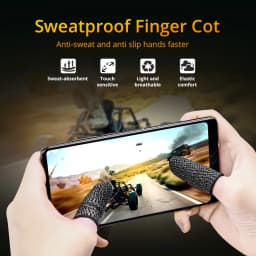 Finger Cover Game Controller For PUBG Sweat Proof Non-Scratch Sensitive Touch Screen Gaming Finger Thumb Sleeve Mobile Gloves