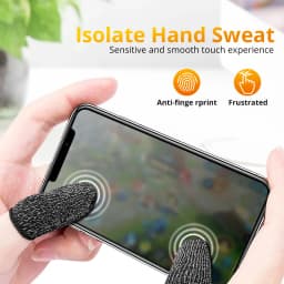 Finger Cover Game Controller For PUBG Sweat Proof Non-Scratch Sensitive Touch Screen Gaming Finger Thumb Sleeve Mobile Gloves