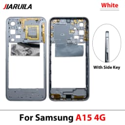 NEW For Samsung A15 4G A155 A15 5G A156 Middle Frame Housing Frame Panel Rear Housing Case Panel Replacement Part