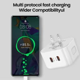 Olaf 40W USB C Charger Fast Charging Dual PD Type C Charger QC 3.0 Quick Charger Adapter For iPhone 16 15 Xiaomi Sumsung Huawei