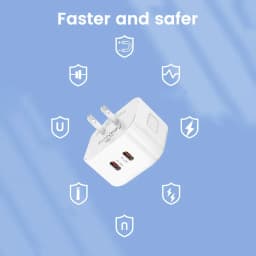 Olaf 40W USB C Charger Fast Charging Dual PD Type C Charger QC 3.0 Quick Charger Adapter For iPhone 16 15 Xiaomi Sumsung Huawei