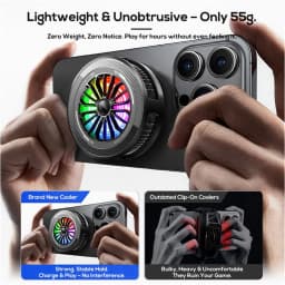K5 Semiconductor Refrigeration Mobile Phone Cooler Cooling Silent Noise Reduction Magsafe Strong Magnetic Suction Function