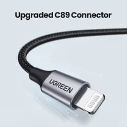 UGREEN MFi USB Cable for iPhone 14 13 12 Pro Max 2.4A Fast Charging Lightning Cable for iPad Mini Phone Data Cable