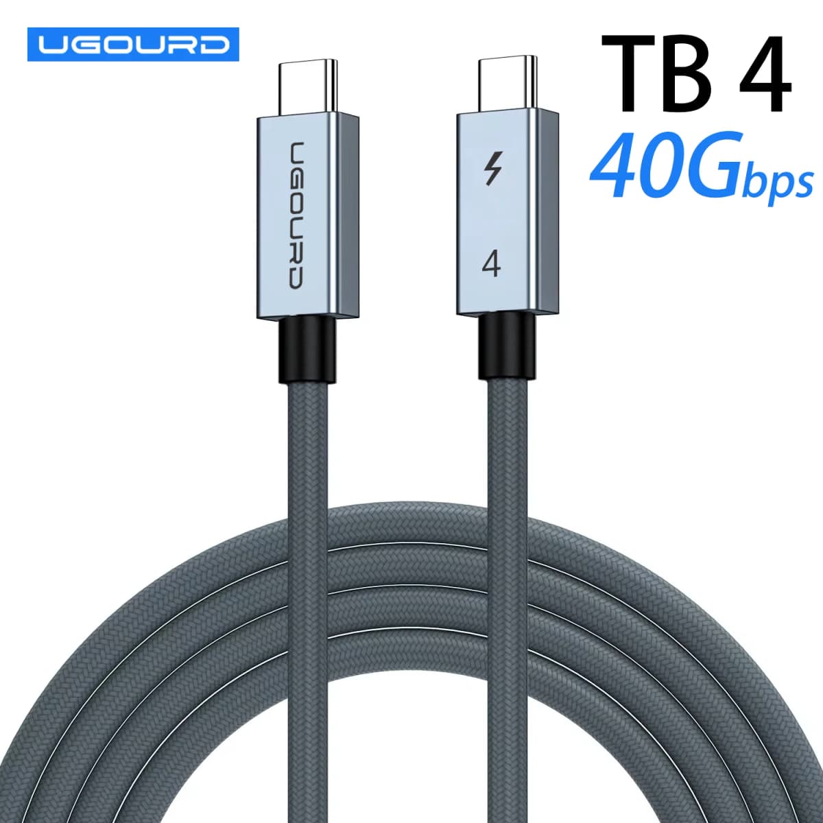 40Gbps Thunderbolt4 Type C 240W USB4 Fast Charging Cable 0.2m - 2m 3m Thunderbolt 3 USB C Data Transfer Cable 8K for MacBook Doc