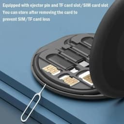 Portable Multifunctional Data Cable Storage Box, 60W Fast Charging Mobile Phone Holder, Charging Cable Set, Multi Head Conversio