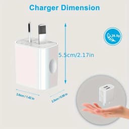 1/3/5/10pcs Universal 5V 2.1A Charger AU Plug Adapter Cell Phones Dual Port Power Plug Standard Wall Adapter For Mobile Phone