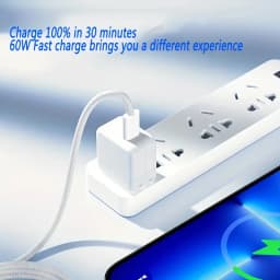 1/3PCS 60W USB-C to USB-C Fast Charging Cable, for Iphone 15/Samsung, Compatible with Ipad Pro, Air5, Macbook, Samsung S22/S21