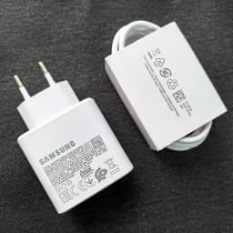 For Samsung 45W Super Fast Charger EU Adapter 1.8M 5A Type C Cable Galaxy S25 S24 S23 Ultra Plus FE Edge Fold FLip 6 5 A55 A36
