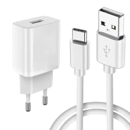 EU Plug Fast Charging Adapter 1M Data Wire For Samsung S25 S24 S23 Xiaomi 15 14 13 Pro LG Transsion Type C Port Chargers Cable