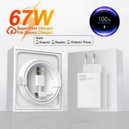 6A 67W Ultra Fast Charger Cable for Xiaomi 10T 11 Lite 12 13 14 Redmi Note 10 11T 12T 13 POCO X4 X5 F5 Type C USB Charging Cable
