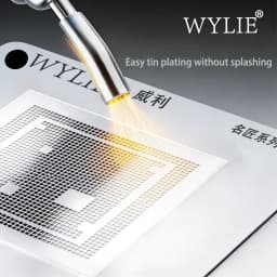 Lanrui/WYLIE Ultra-White Glass Tin Gasket - for Mobile Phone PCB Tin Planting, Prevents Steel Mesh Bulging & Solder Burst