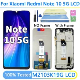 6.5''For Xiaomi Redmi Note 10 Note10 5G LCD Display Touch Screen Digitizer Assembly M2103K19G M2103K19C LCD Replacement