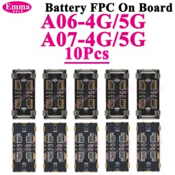 10pcs Battery FPC Connector Cilp Contact Plug For samsung A54 A34 A55 A35 A33 A73 A07 A13 A15 A16 A17 Connector Plug On Board
