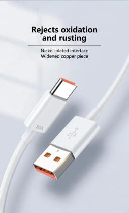 Original For Xiaomi 120W USB Type C Cable Mi 15 14 13 Ultra 13T Pro 12 Redmi Note 13 K70 Poco X6 Tipo 6A 67W Turbo Fast Charging