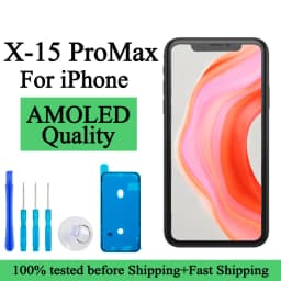100%Test AMOLED Quality Lcd For IPhone X-15 Pro Max Display Touch Screen Replacement Factory Display For iPhone XS 12 13 Screen