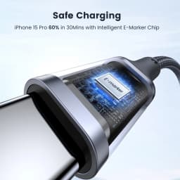 [2 Pack] UGREEN PD100W USB C Cable 5A Type C Fast Charger Cable for Samsung S26 iPhone 17 Laptop MacBook Dell HP QC 4.0 USB Cord