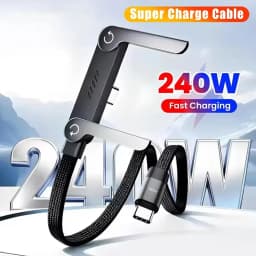 KEBIDUMEI 240W GaN 8-Port Fast Charger Multi-Port USB C Type C PD QC3.0 Charger for MacBook Laptop Phone 17/16/15 Pro
