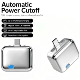 KEBIDUMEI 240W GaN 8-Port Fast Charger Multi-Port USB C Type C PD QC3.0 Charger for MacBook Laptop Phone 17/16/15 Pro