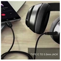 USB-C Type-C to 3.5mm Jack AUX Cable Audio Converter for iPhone 15 For Samsung Xiaomi Car Stereo & Headphone Aux Adapter Cable
